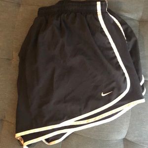 Plus sized running shorts.  Lined.  Nike Dri-fit